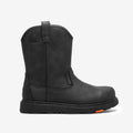 View 1 right side of the BRUNT 9 inch waterproof soft toe roper bolduc work boot in black