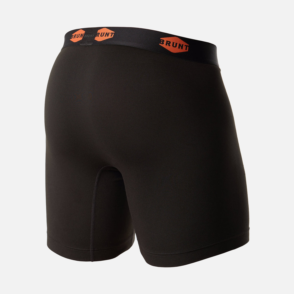 45 degree angle of comfort tech boxer 9 inch in black back * 0