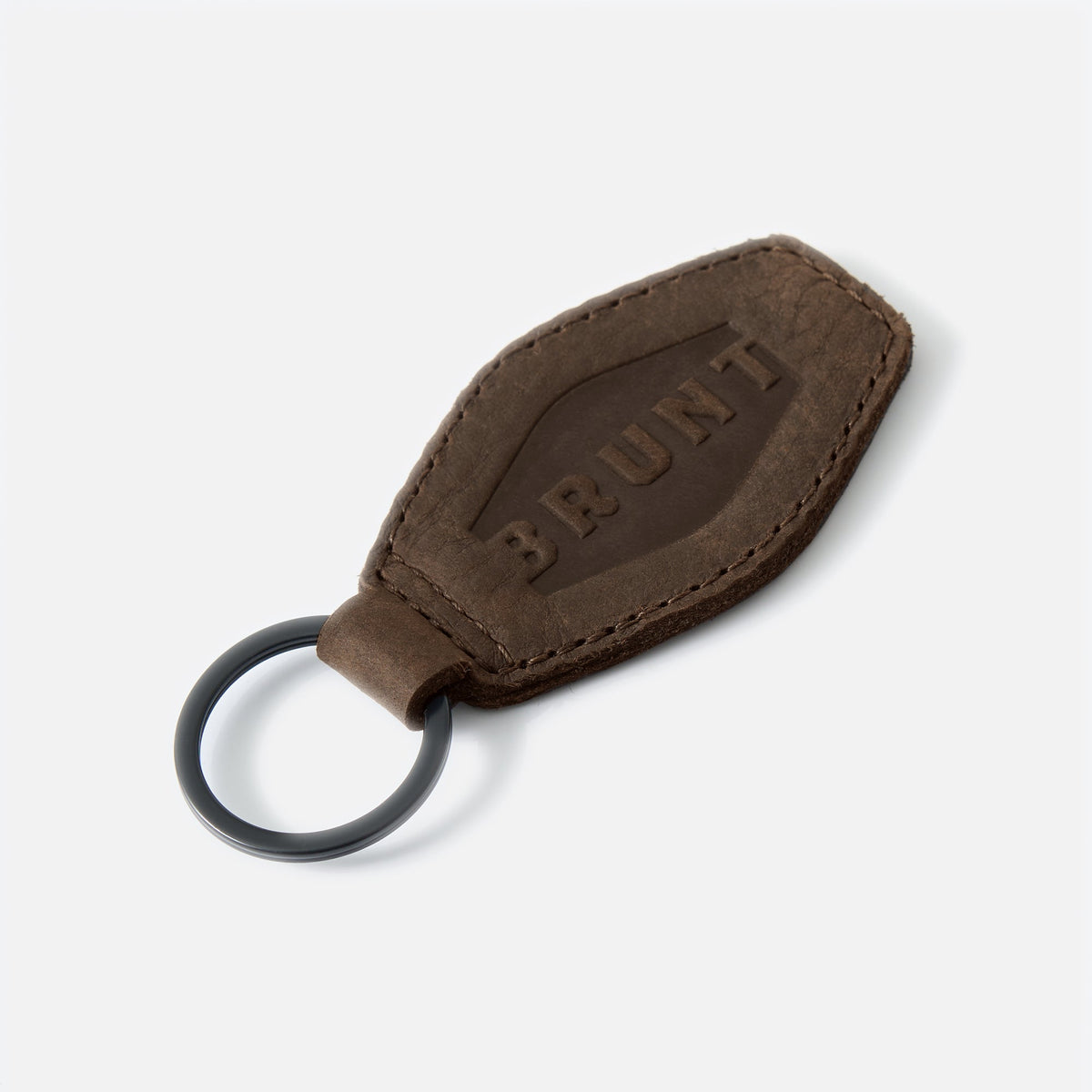 BRUNT limited edition dark brown leather key chain