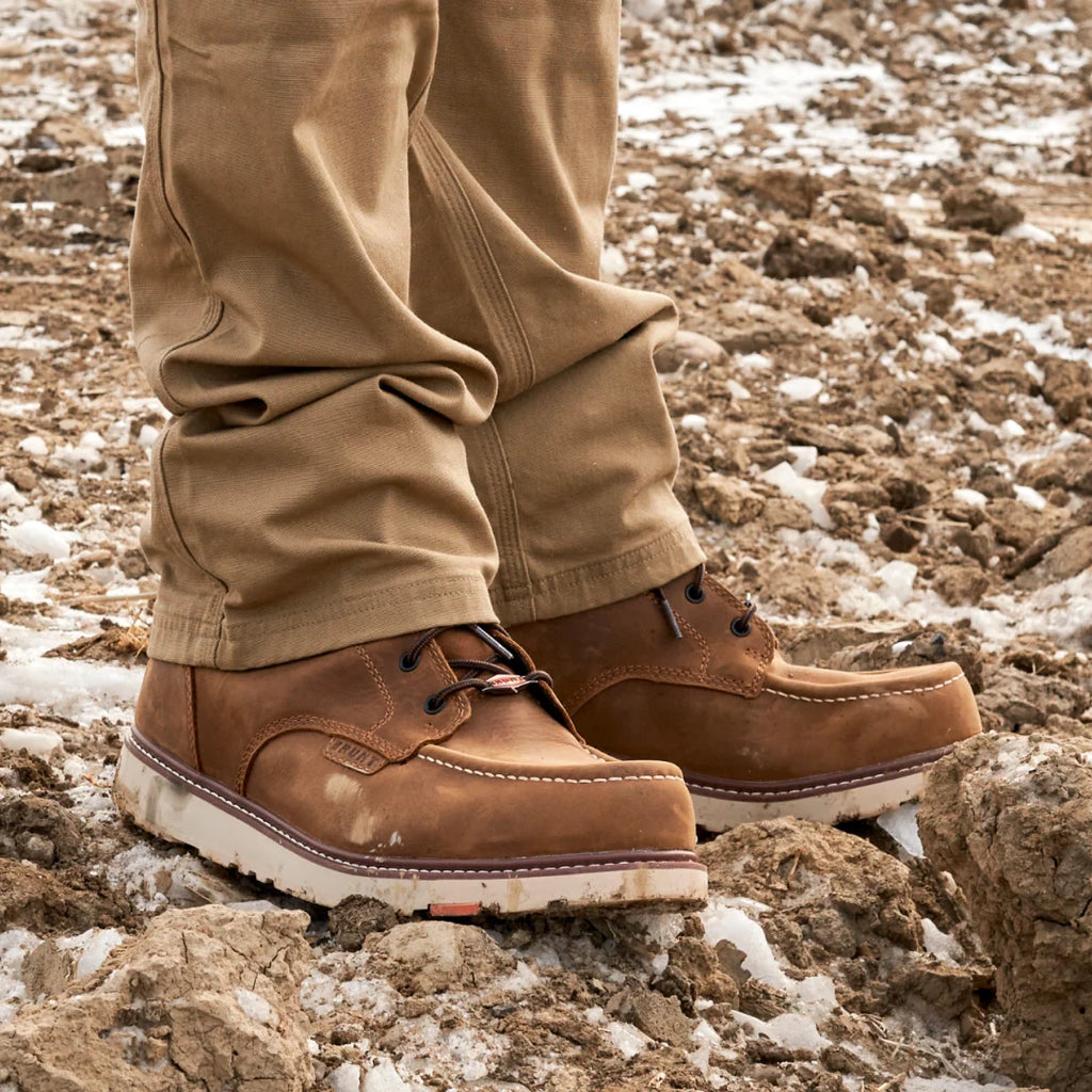BRUNT 6 inch insulated composite toe work boot in brown