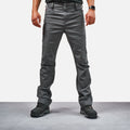 View 1 front of BRUNT water resistant stretch torra work pant in charcoal * 3