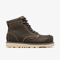 Right side of the BRUNT USA 6 inch welted waterproof reinforced composite toe work boot in dark brown