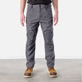 View 1 front of BRUNT water resistant durable breathable work pant in charcoal * 0
