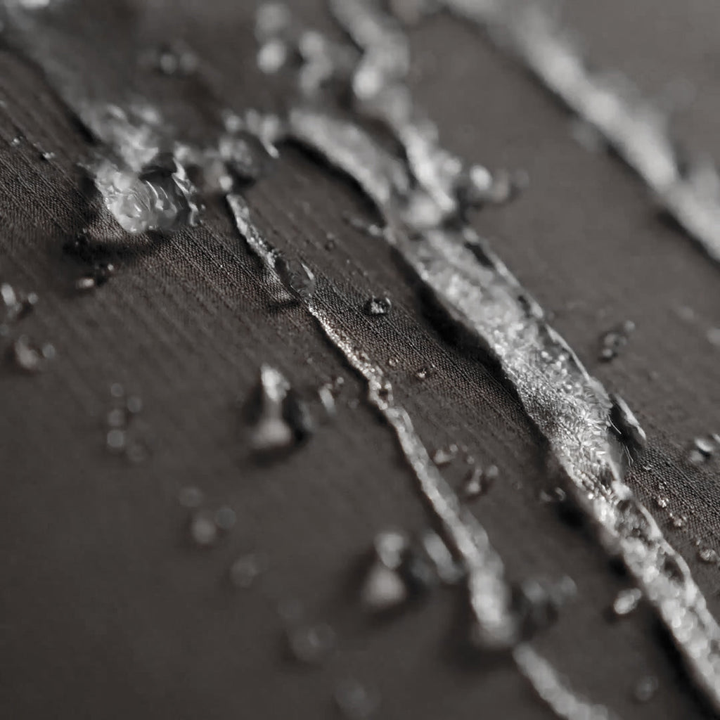 View 2 water running down BRUNT water-resistant lightweight breathable costello work pant in charcoal * 1