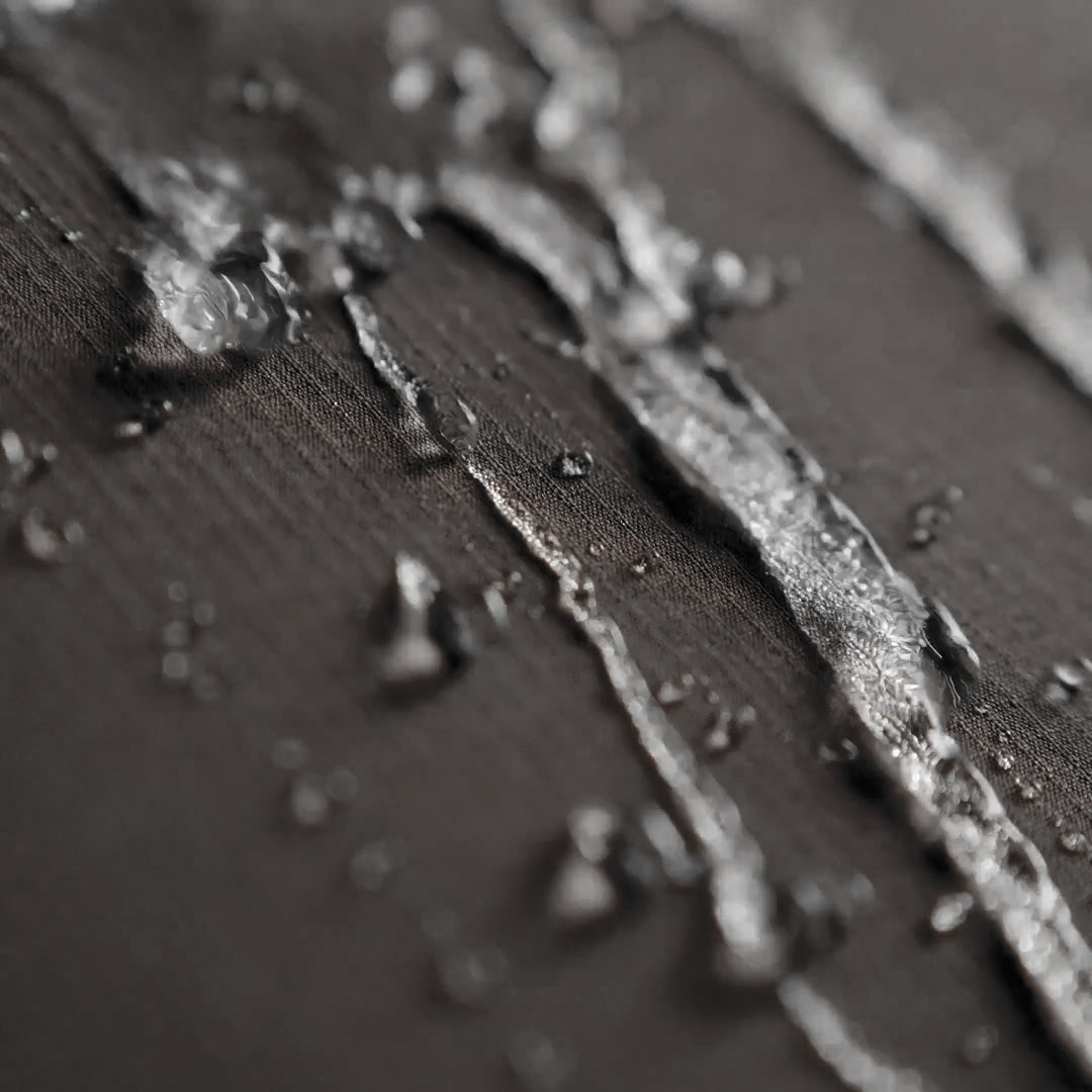 View 2 water running down BRUNT water-resistant lightweight breathable costello work pant in charcoal * 1