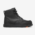 View 1 right side of the limited edition BRUNT 6 inch waterproof composite toe marin work boot in black 