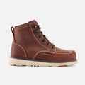 View 1 right side of the limited edition BRUNT 6 inch waterproof composite toe marin work boot in redwood * #LIMITED EDITION