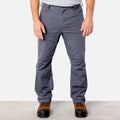 View 1 front of BRUNT water resistant double-knee torra hd utility work pant in charcoal * 0