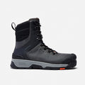 Right side of the BRUNT 8 inch lightweight 90 degree heel work boot in black