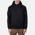 Front of the BRUNT heavyweight water-resistant workwear hoodie in black