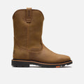 View 1 right side of the BRUNT 10 inch waterproof square toe work boot in brown vastbinder